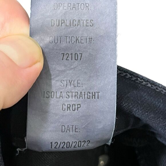 NEW Citizens Of Humanity Isola Straight Crop In Chamber Women’s Size 27 - Picture 11 of 14